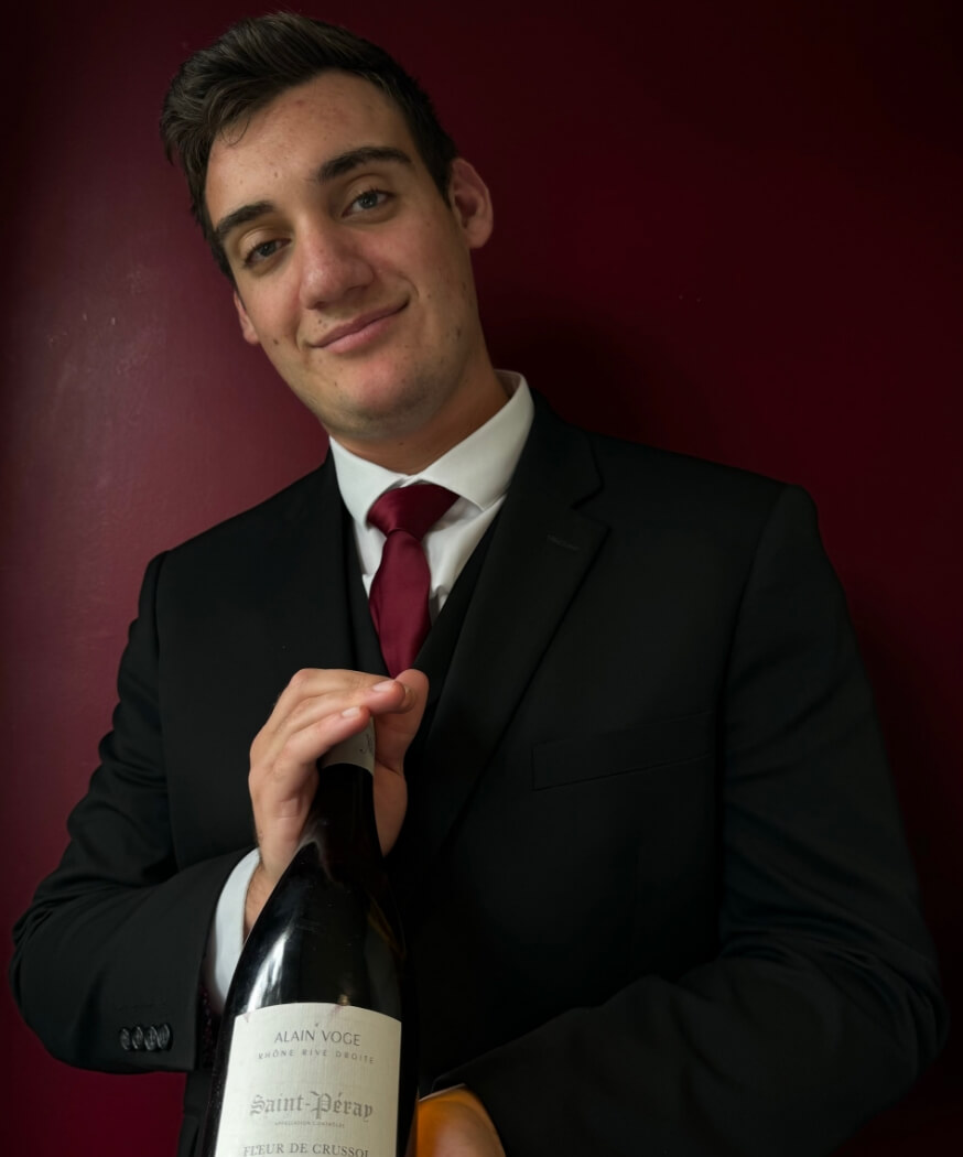The Sommelier students of the ‘Lycée Hôtelier de Tain l’Hermitage’ hotel and catering school